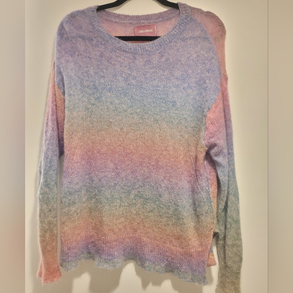 Zadig & Voltaire Multicolored Sunday Sweater Top Size M